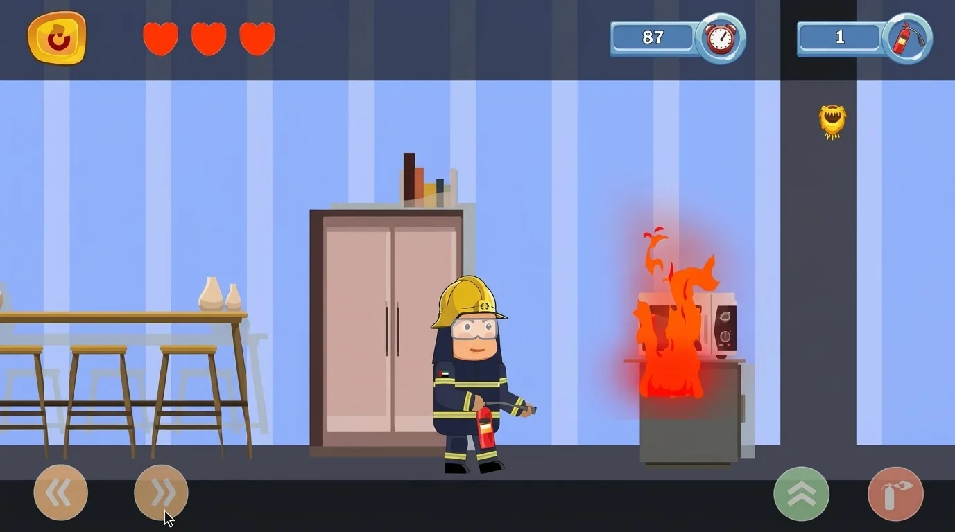 Super Fire Fighter Game
